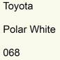 Preview: Toyota, Polar White, 068.